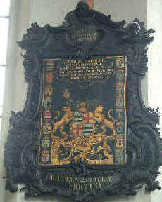 Rouwbord van Everhard Frederik Baron van Lintelo, Heer op Nittersum.